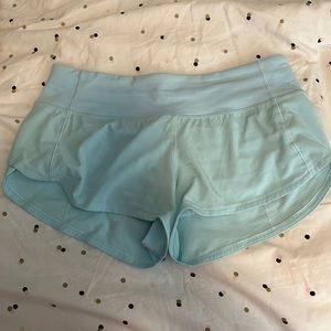 Size 4 baby blue lulu shorts